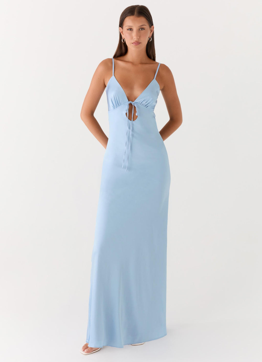 Flora Collection Floral Maxi Dress – Women’s V-Neck Elegant Special Occasion Dress