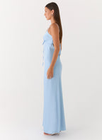 Flora Collection Floral Maxi Dress – Women’s V-Neck Elegant Special Occasion Dress
