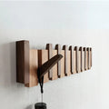 HarmonyCoat | Wooden Coat Rack with Artistic Piano Design | Stylish Wall-Mounted Storage Solution for Organized Spaces