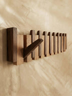 HarmonyCoat | Wooden Coat Rack with Artistic Piano Design | Stylish Wall-Mounted Storage Solution for Organized Spaces