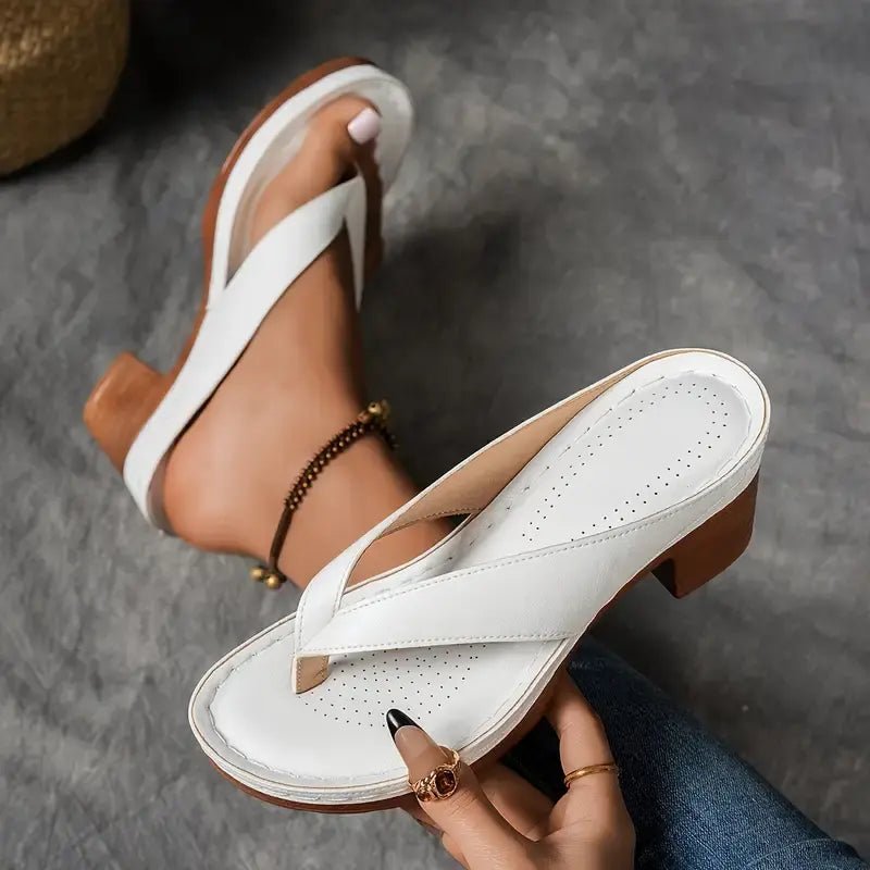 Harper Collection | Block Heel Sandals with Cushioned Footbed | Stylish Orthopedic Support for All-Day Comfort