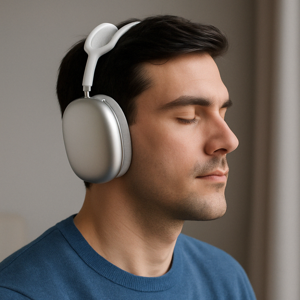 Wireless Over-Ear Noise Cancelling Bluetooth Headphones
