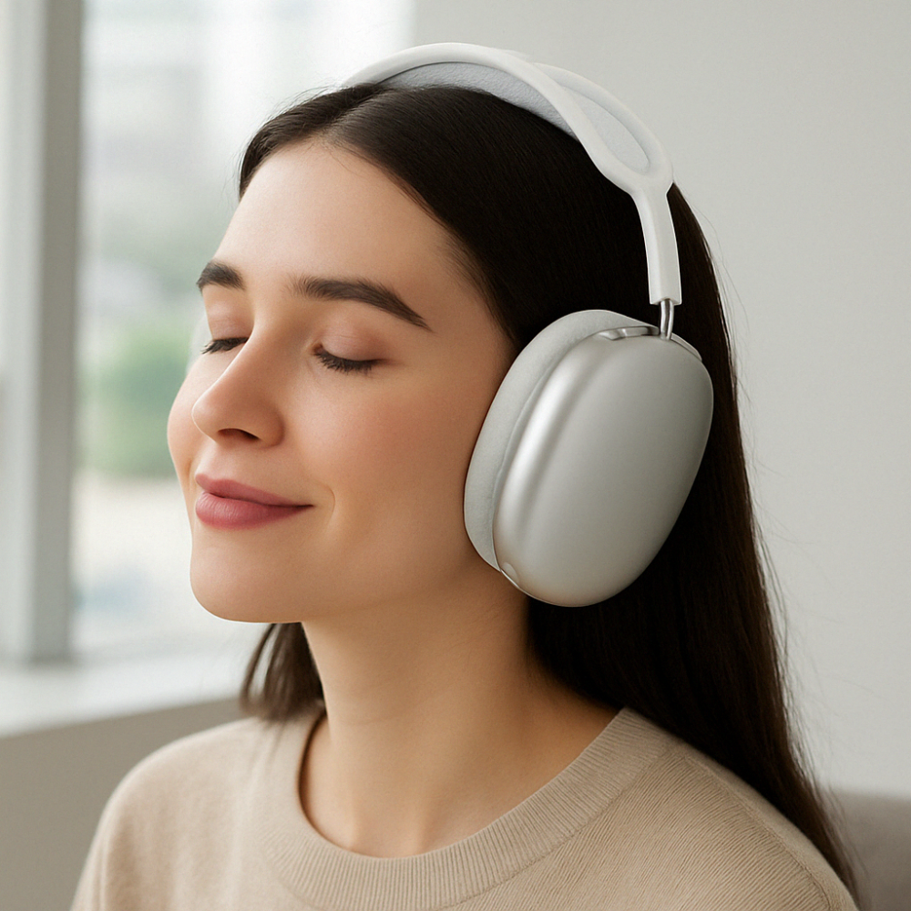 Wireless Over-Ear Noise Cancelling Bluetooth Headphones