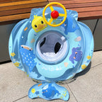 Inflatable Baby Swim Ring with Safety Seat | Bright Colors for Safe Water Fun