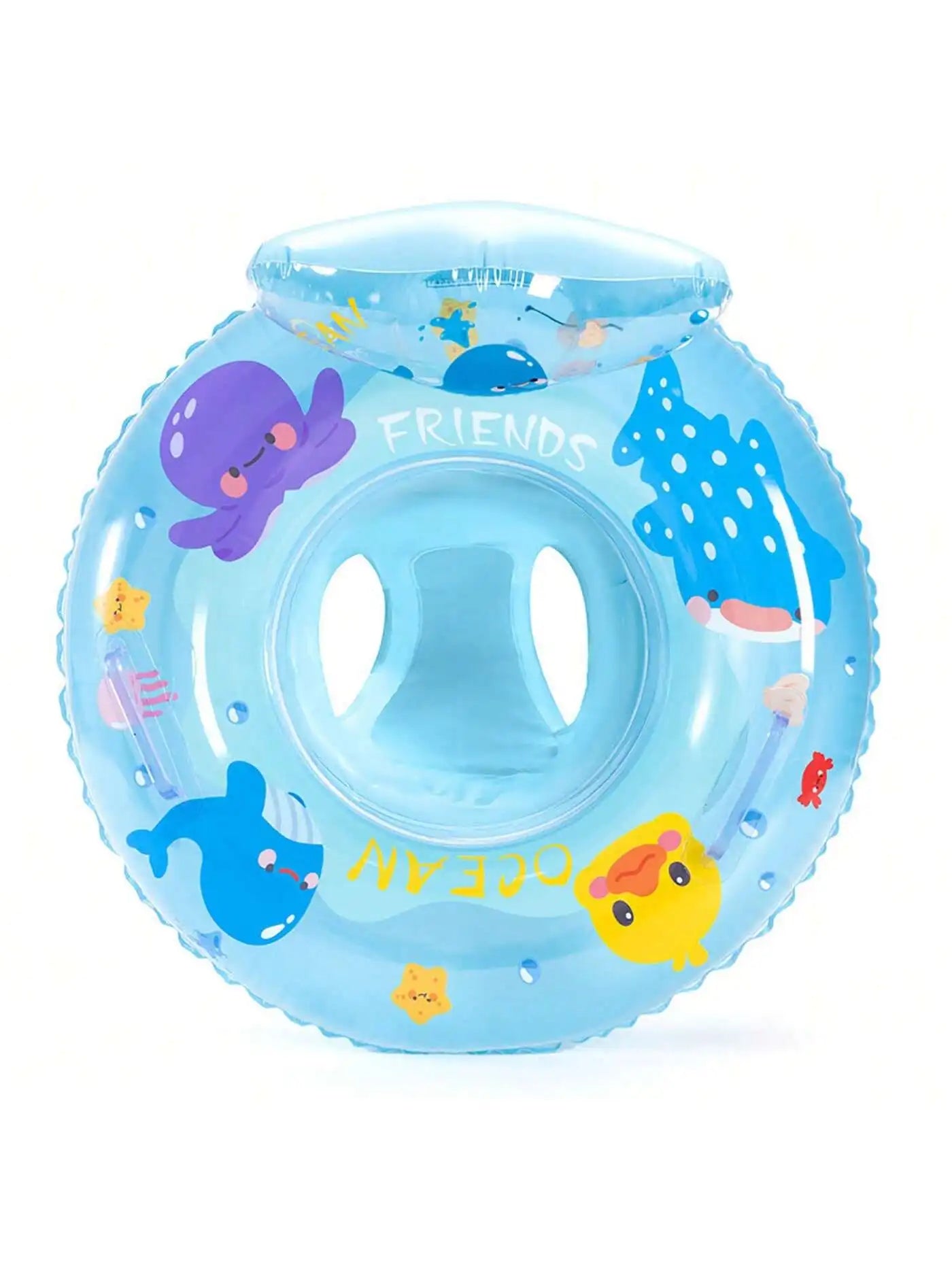 Inflatable Baby Swim Ring with Safety Seat | Bright Colors for Safe Water Fun