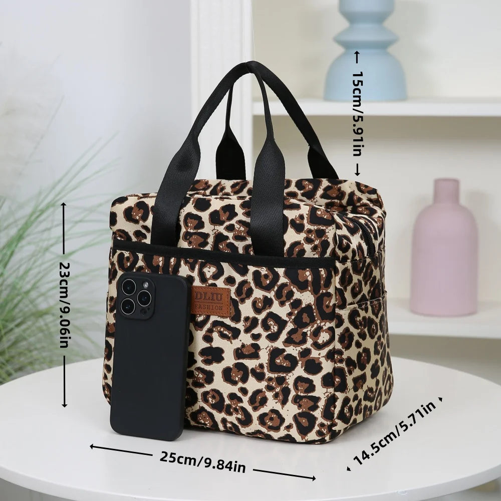 Insulated Lunch Bag | Thickened Nylon Fabric with Large Capacity | Ideal for Work and Picnics