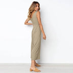 Stylish Summer Jumpsuit with V-Neck for Women