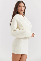 Women’s Josephine Chenille Knit Bomber Jacket – Soft Button Front Cozy Outerwear for Casual Chic, Lounge & Everyday Wear