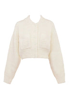 Women’s Josephine Chenille Knit Bomber Jacket – Soft Button Front Cozy Outerwear for Casual Chic, Lounge & Everyday Wear