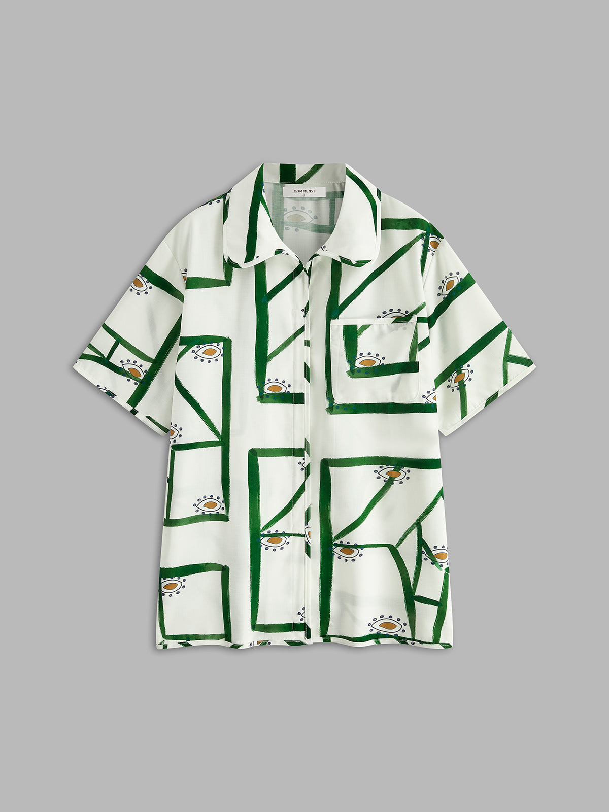 Stylish Summer Outfit with Pattern and Adjustable Drawstring