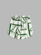 Stylish Summer Outfit with Pattern and Adjustable Drawstring