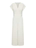Elegant Cap Sleeve Jumpsuit for Women - Stylish and Comfortable