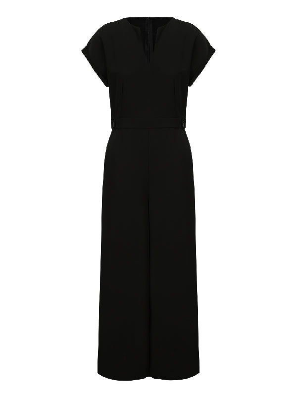 Elegant Cap Sleeve Jumpsuit for Women - Stylish and Comfortable