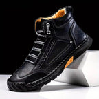 Waterproof Leather Hiking Boots for Men with Orthopedic Arch Support
