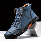 Waterproof Leather Hiking Boots for Men with Orthopedic Arch Support