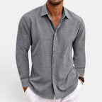 Linen Comfort | Men's Breathable Summer Shirt with Relaxed Fit | Lightweight Fabric for Effortless Style