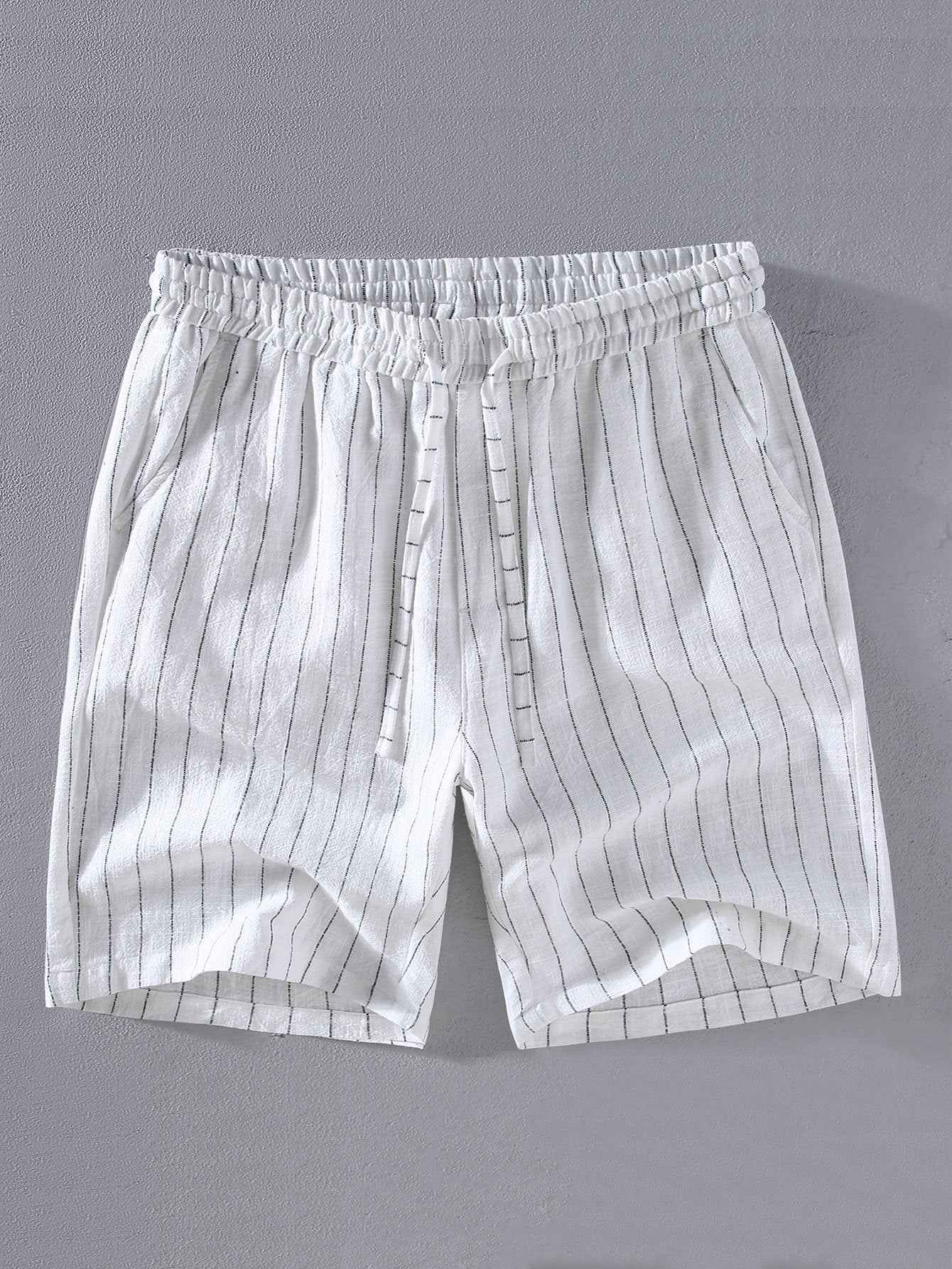Women’s Linen Blend Shorts – High Waist Casual Summer Shorts with Soft Breathable Fabric