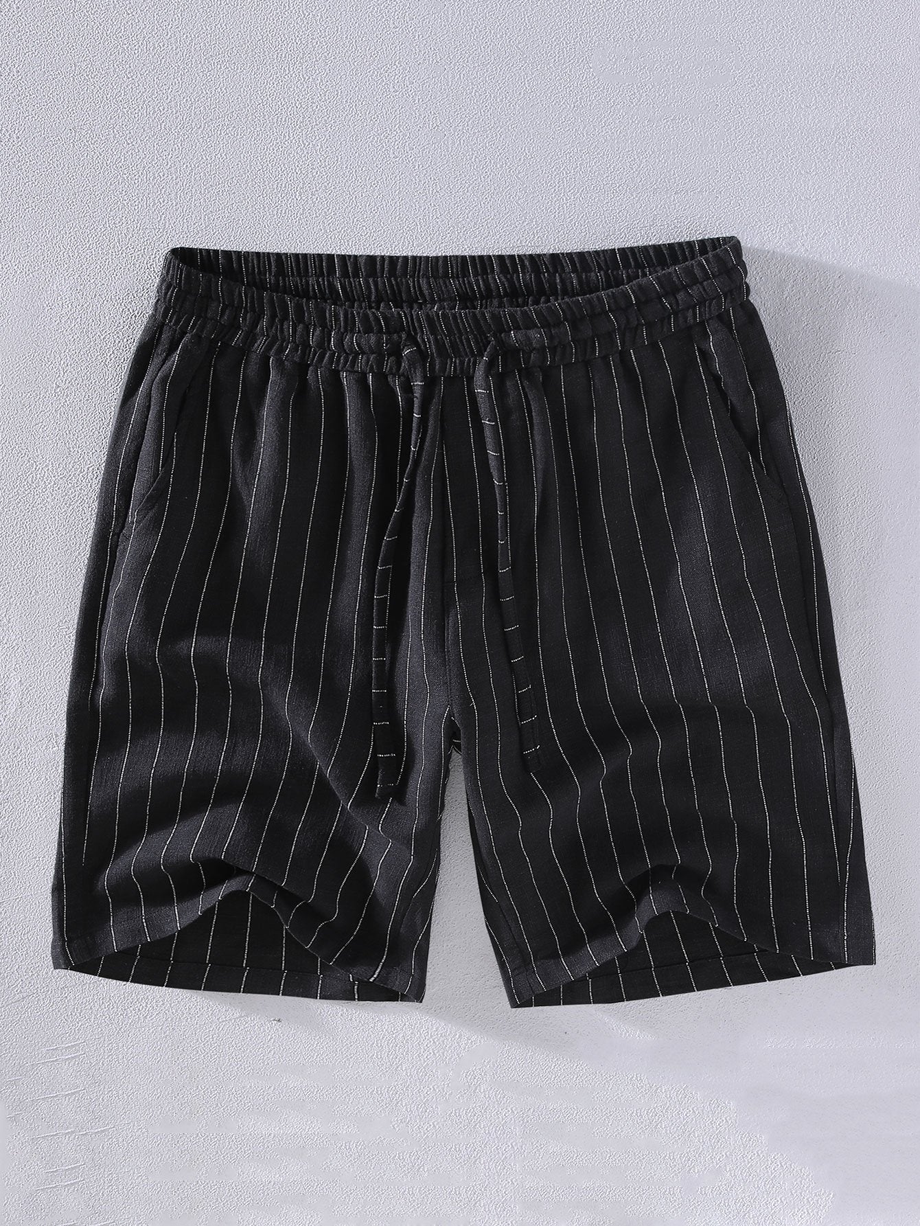 Women’s Linen Blend Shorts – High Waist Casual Summer Shorts with Soft Breathable Fabric