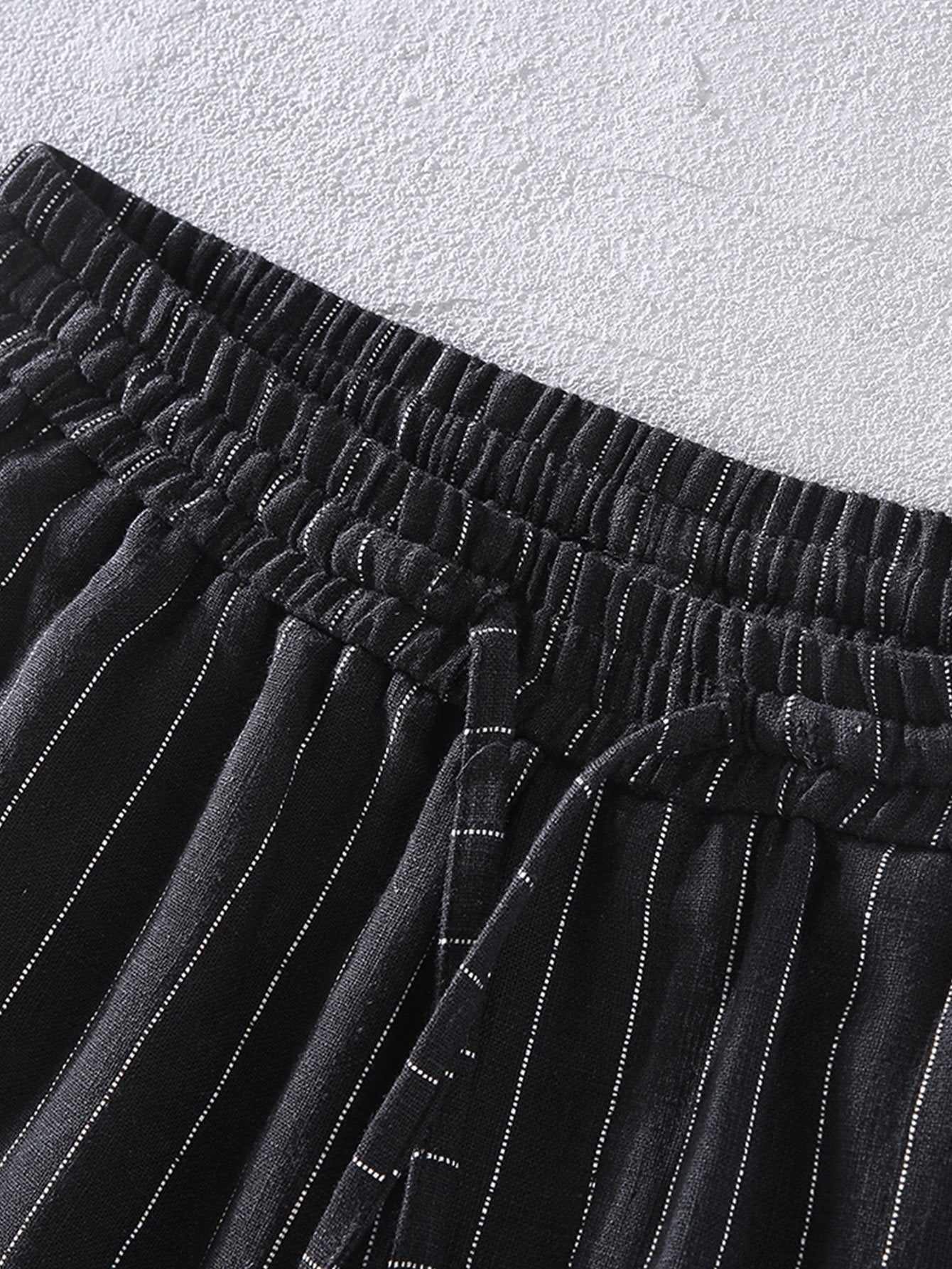 Women’s Linen Blend Shorts – High Waist Casual Summer Shorts with Soft Breathable Fabric