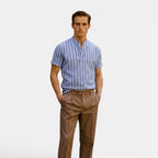 Linen Polo Shirts | Men's Breathable Polo Shirt for Effortless Summer Comfort