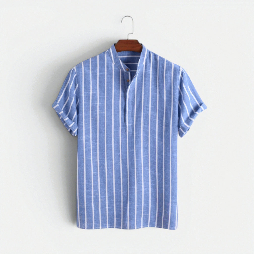Linen Polo Shirts | Men's Breathable Polo Shirt for Effortless Summer Comfort