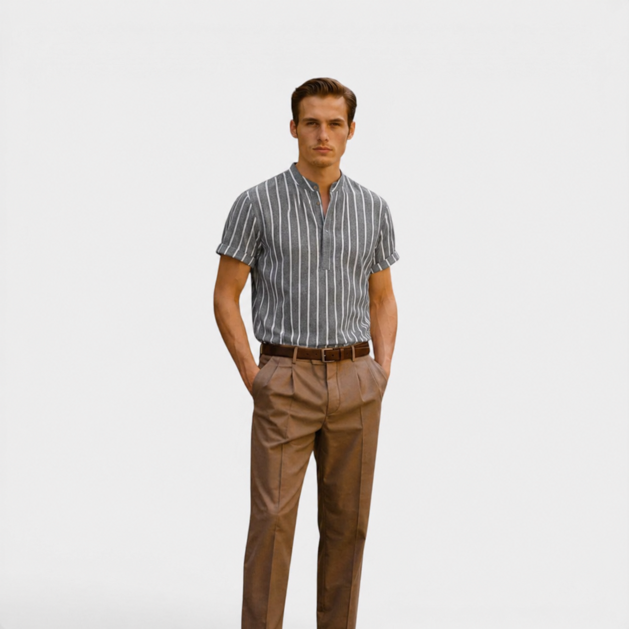 Linen Polo Shirts | Men's Breathable Polo Shirt for Effortless Summer Comfort