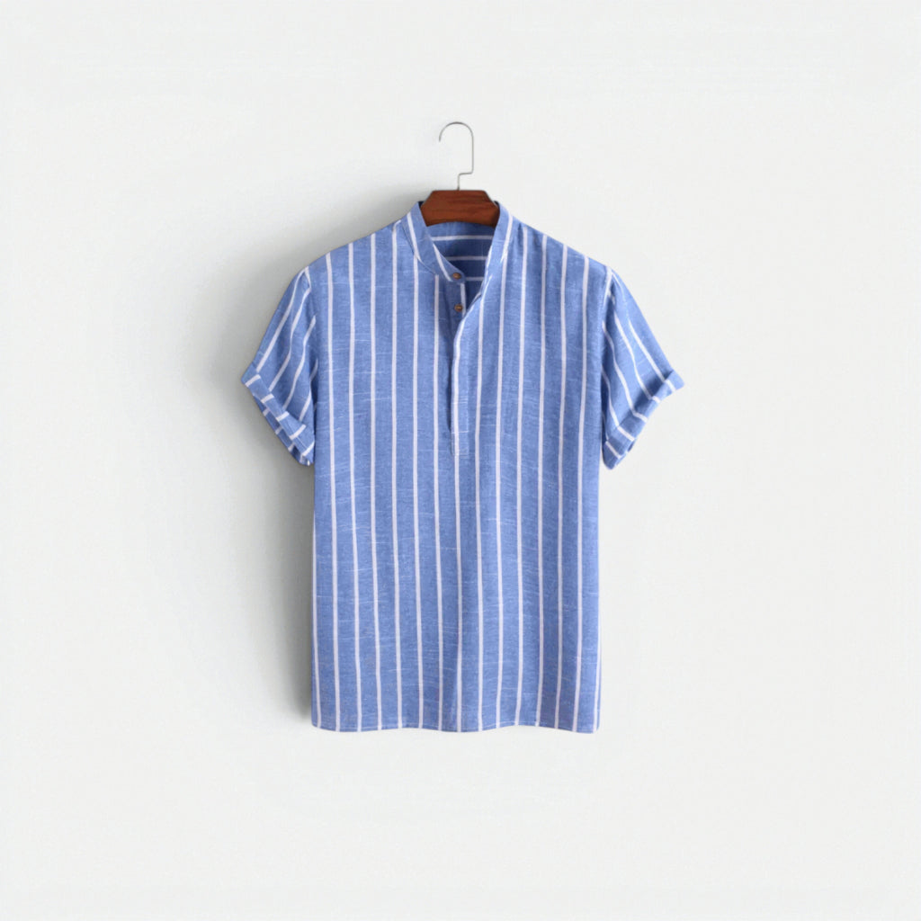 Linen Polo Shirts | Men's Breathable Polo Shirt for Effortless Summer Comfort