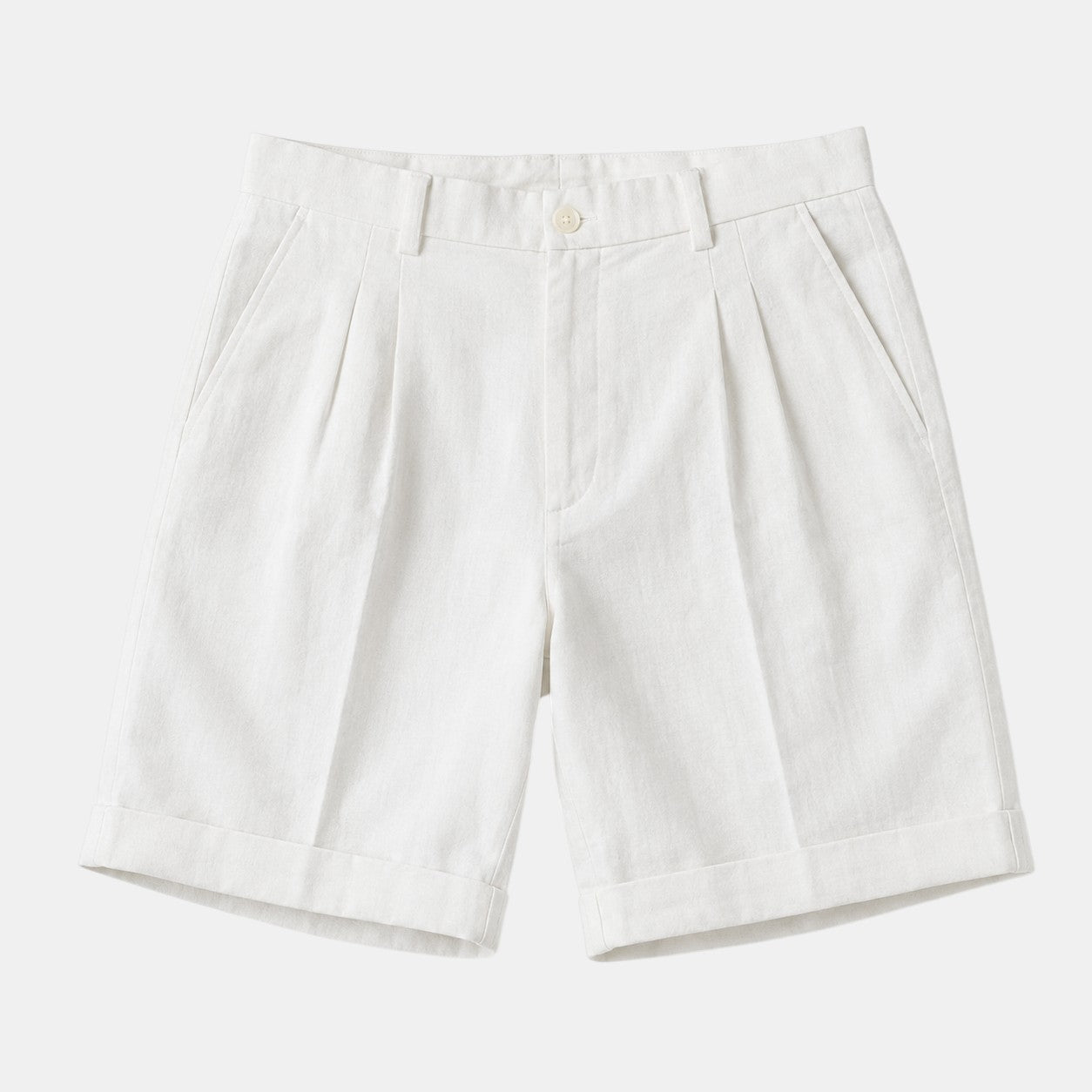 Linen Shorts for Men | Lightweight Breathable Fabric with Relaxed Fit | Effortless Summer Comfort