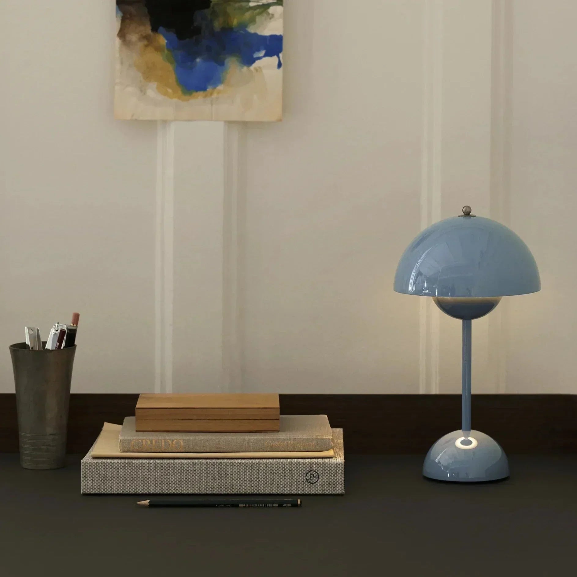 LumiSphere | LED Table Lamp with Dimmable Light & Wireless Design | Stylish Bedside Lamps for Cozy Living Room Decor
