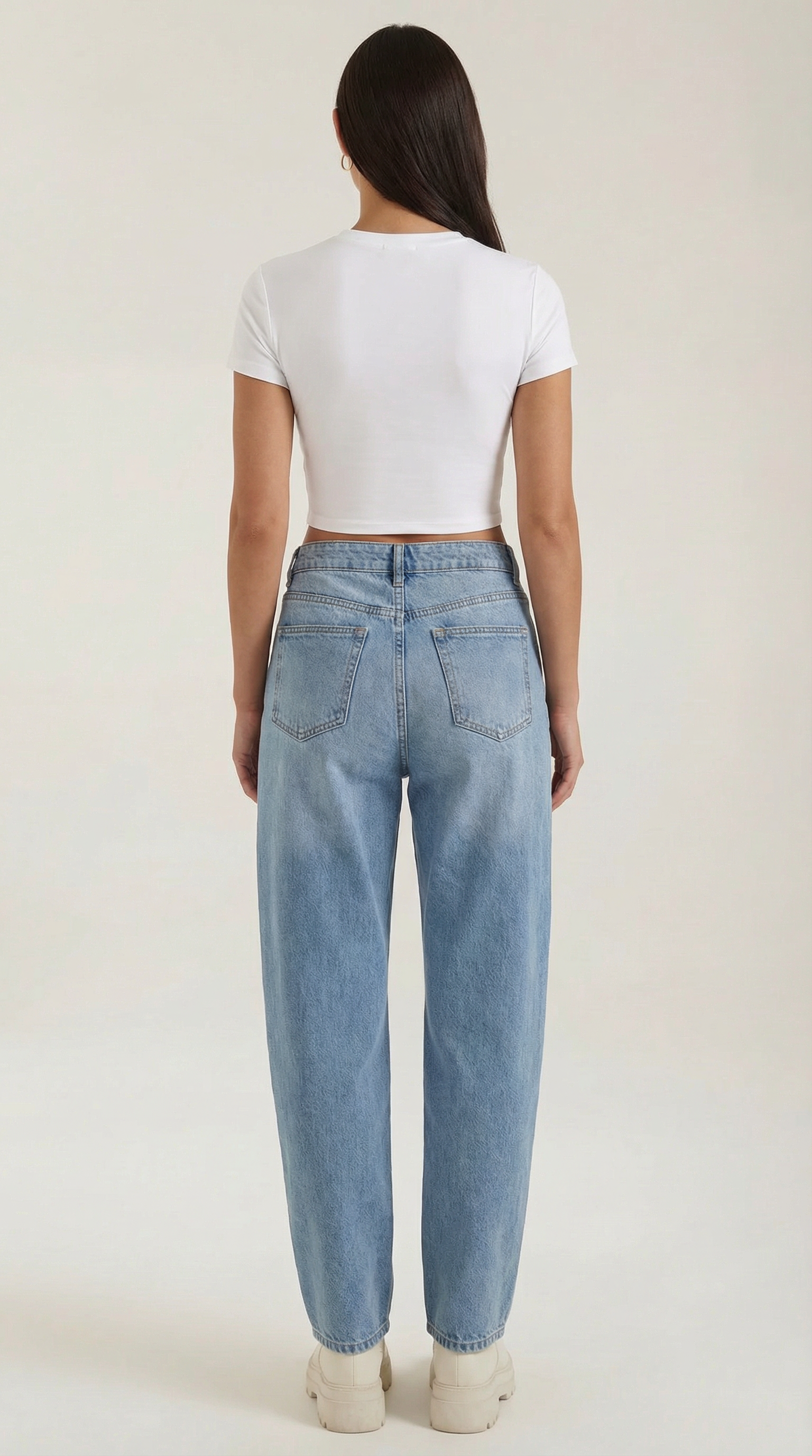 Luna™ Women’s Heart Detail Crop Top — Fitted Stretch Jersey Cap Sleeve Retro Style Casual Chic Summer Top