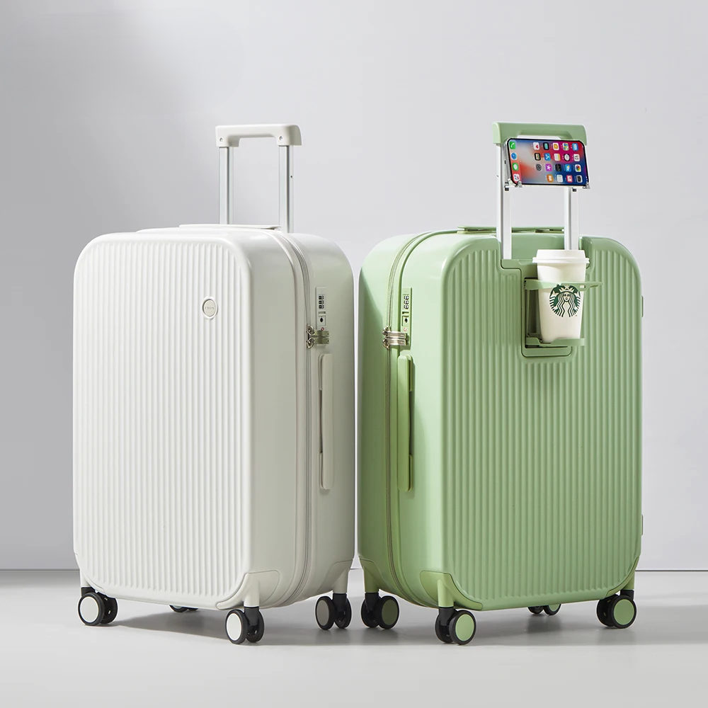 Lyon | Hard-Shell Suitcase with Integrated Cup Holder | Lightweight Luggage for Effortless Travel
