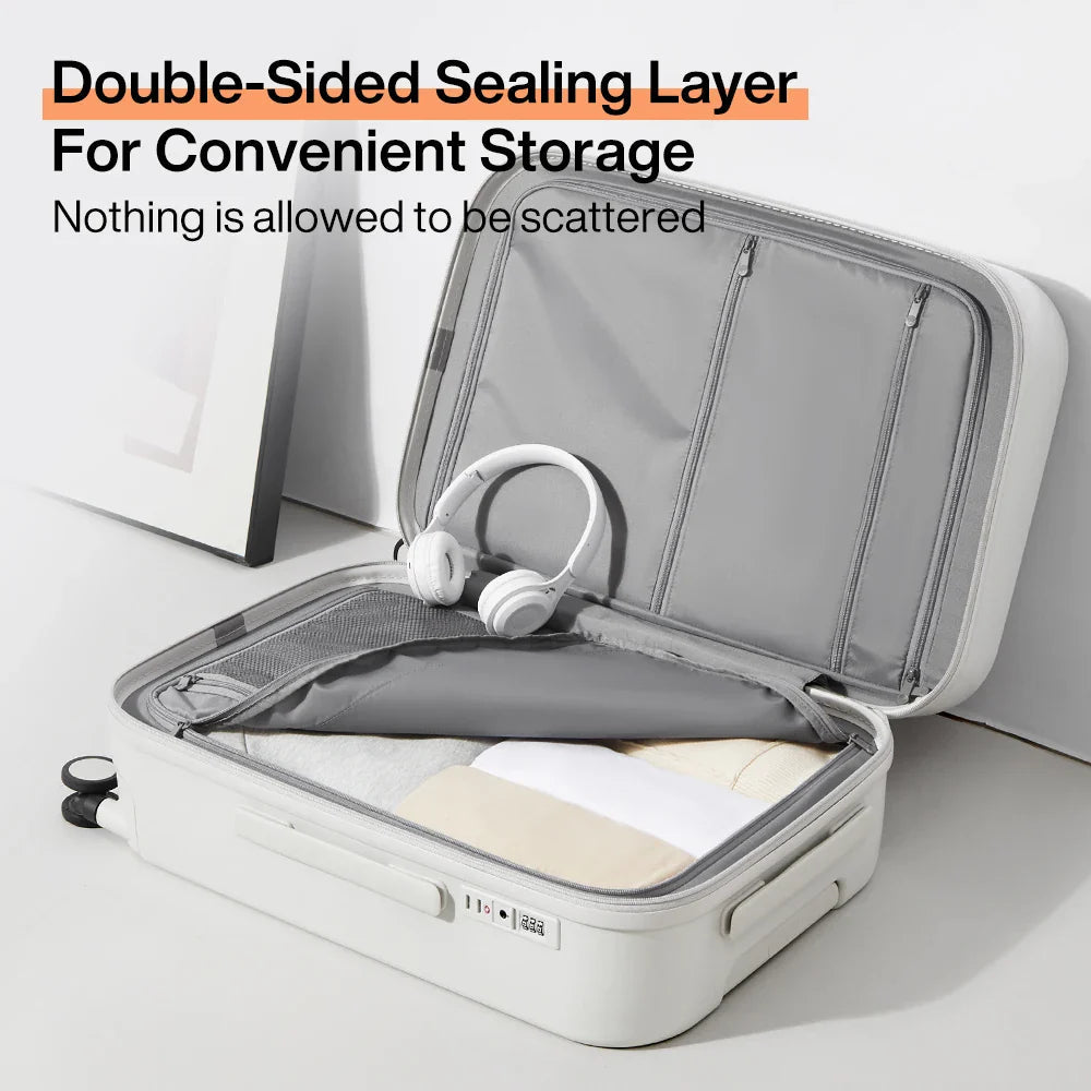Lyon | Hard-Shell Suitcase with Integrated Cup Holder | Lightweight Luggage for Effortless Travel