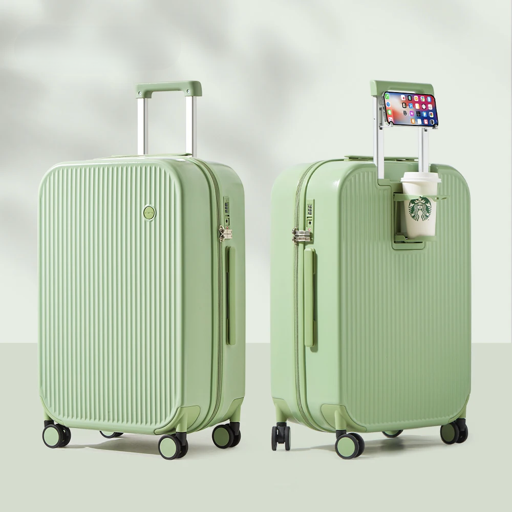 Lyon | Hard-Shell Suitcase with Integrated Cup Holder | Lightweight Luggage for Effortless Travel
