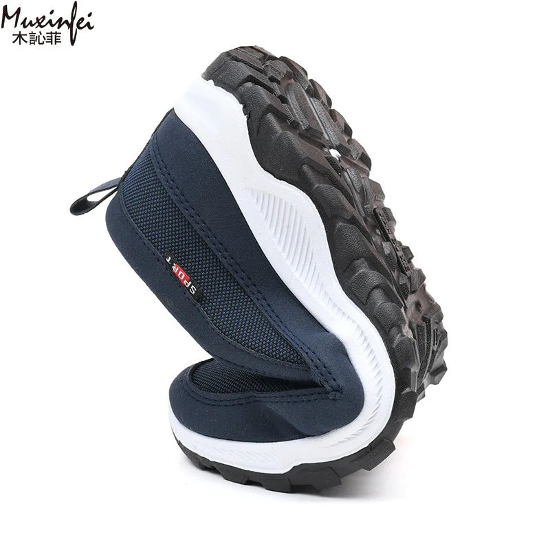 Men's Breathable Slip-On Hiking & Running Sneakers