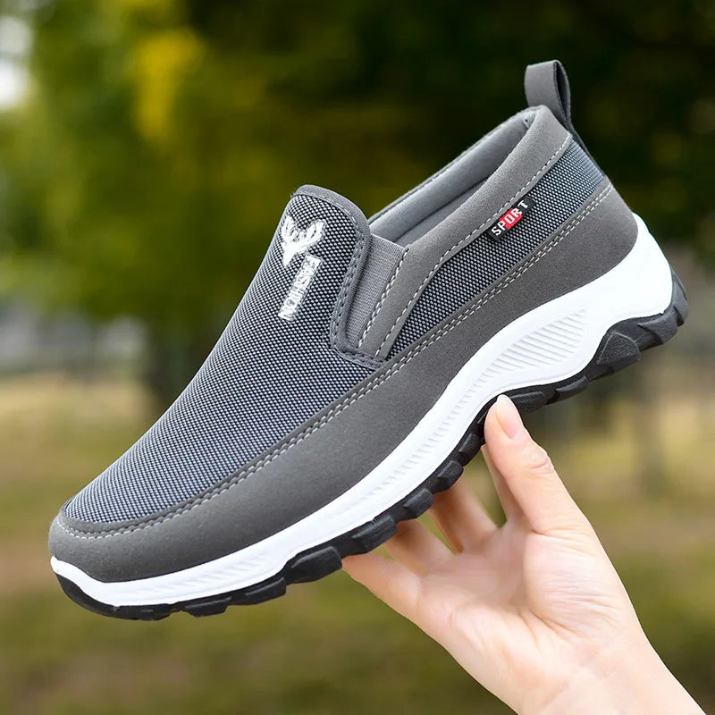 Men's Breathable Slip-On Hiking & Running Sneakers
