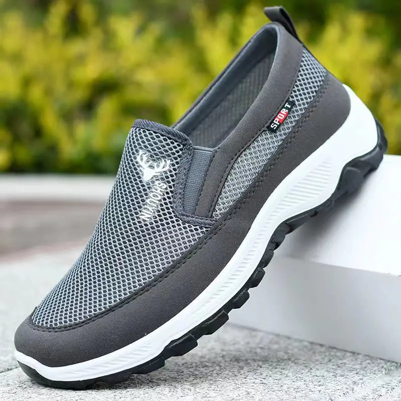 Men's Breathable Slip-On Hiking & Running Sneakers