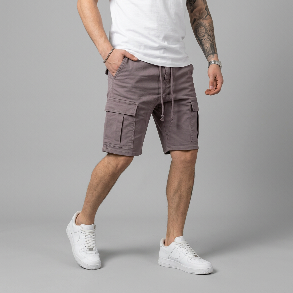 Men's Casual Cargo Shorts - Lightweight Breathable Fit