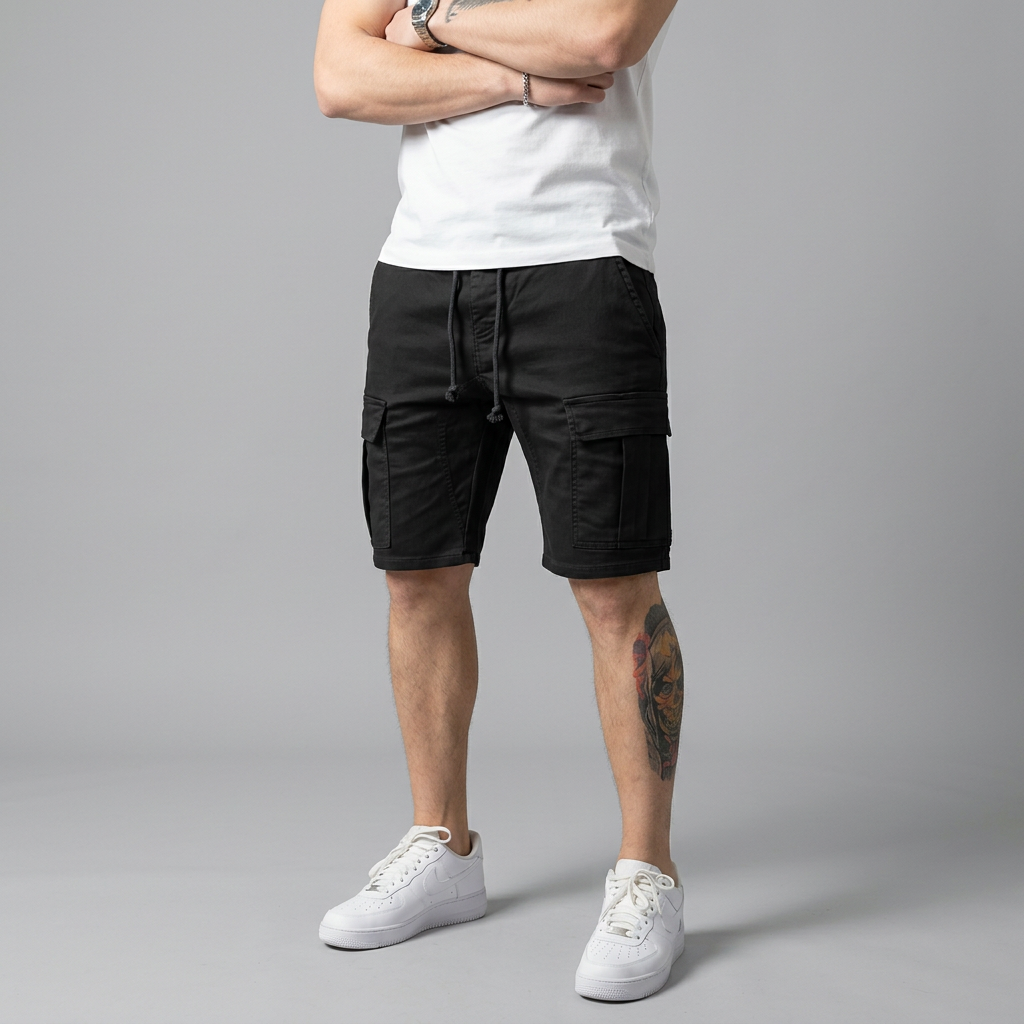 Men's Casual Cargo Shorts - Lightweight Breathable Fit