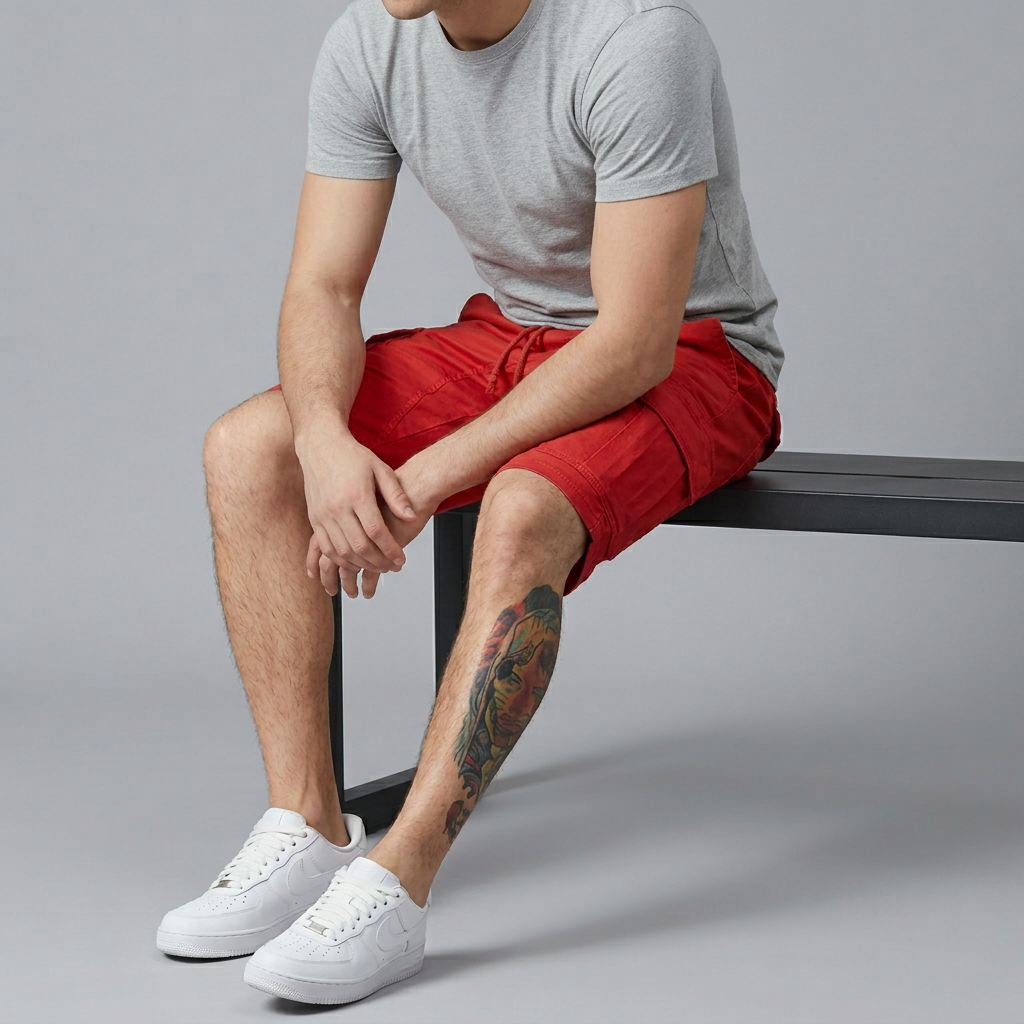 Men's Casual Cargo Shorts - Lightweight Breathable Fit
