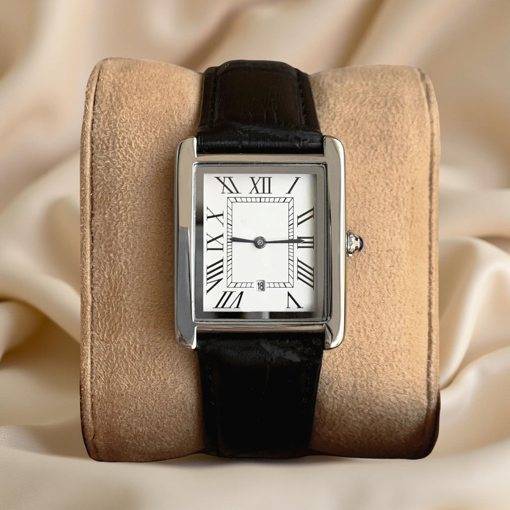 Men’s Square Roman Numeral Dress Watch