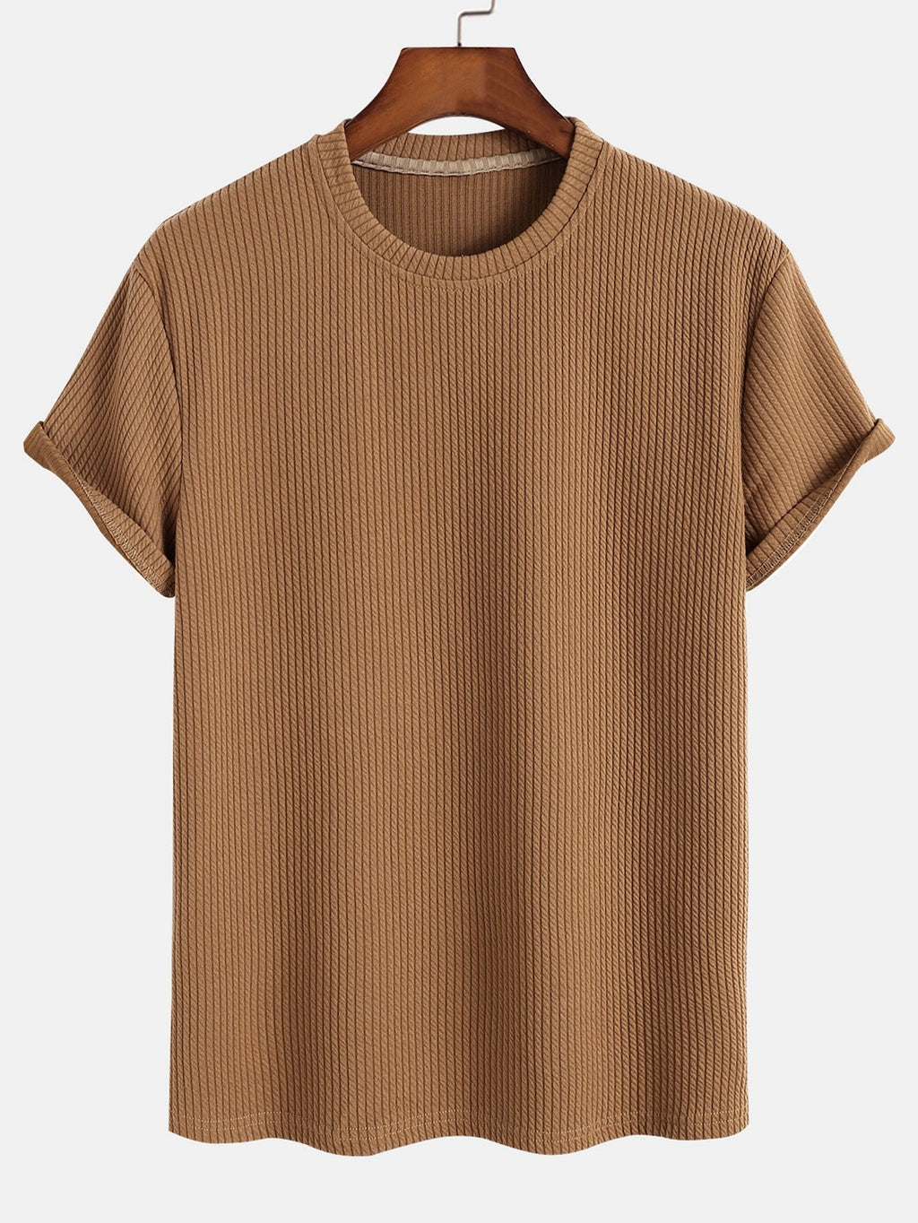 Women’s Everyday Stretch T-Shirt – Soft Polyester Spandex Regular Fit Casual Tee