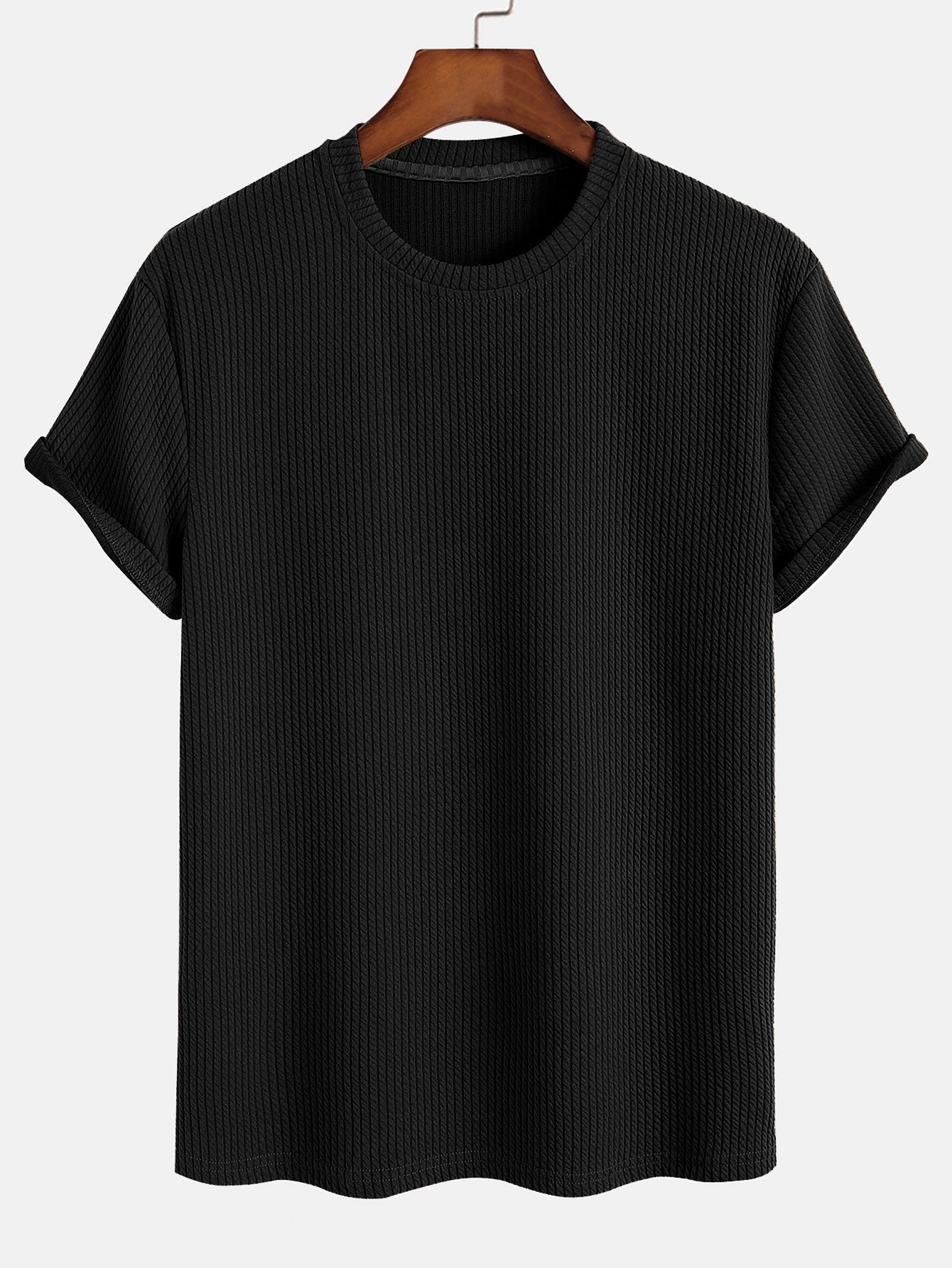 Women’s Everyday Stretch T-Shirt – Soft Polyester Spandex Regular Fit Casual Tee