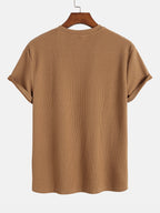 Women’s Everyday Stretch T-Shirt – Soft Polyester Spandex Regular Fit Basic Casual Tee