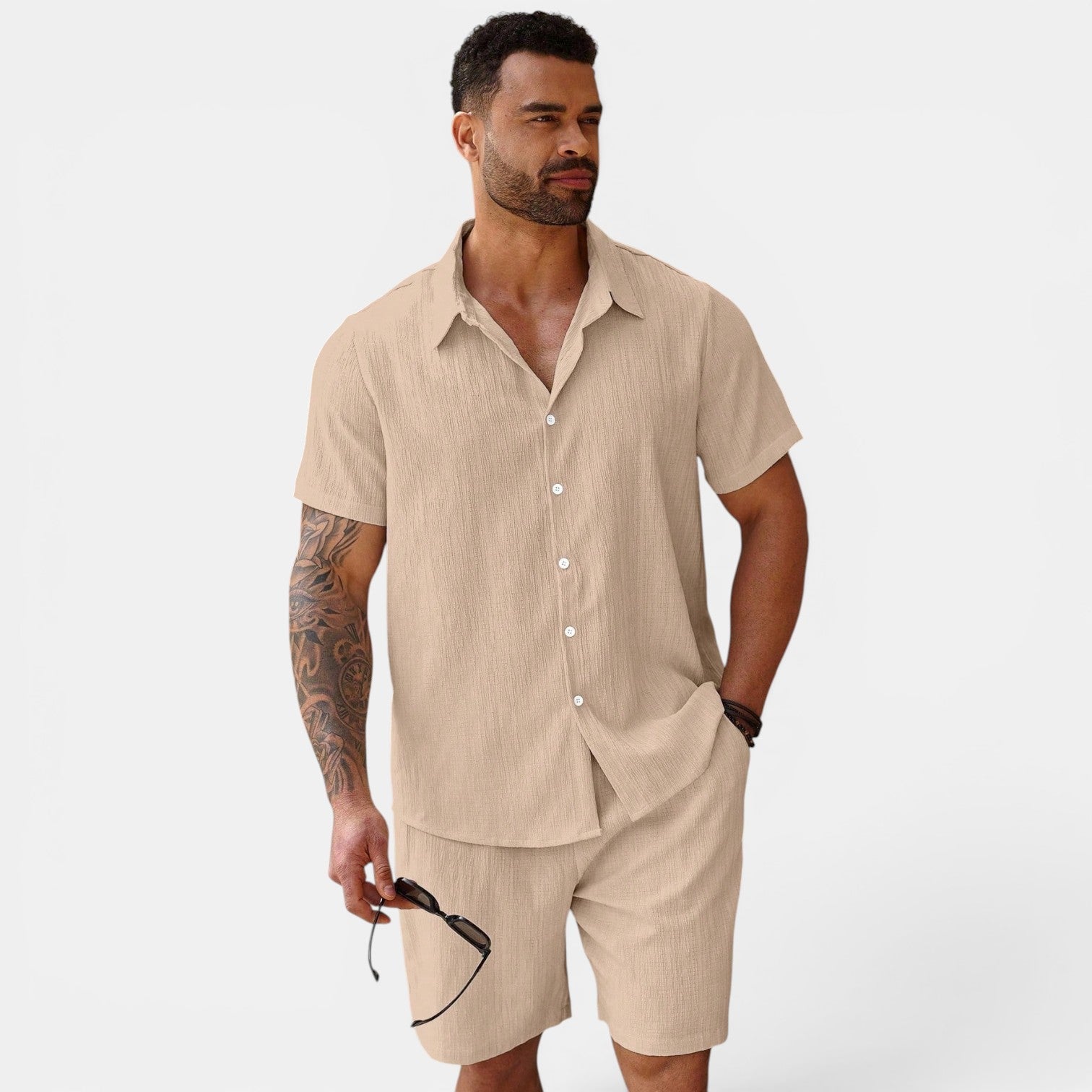 Men's Summer Set | Breathable Casual Outfit with Lightweight Fabric | Effortless Style for Warm Days