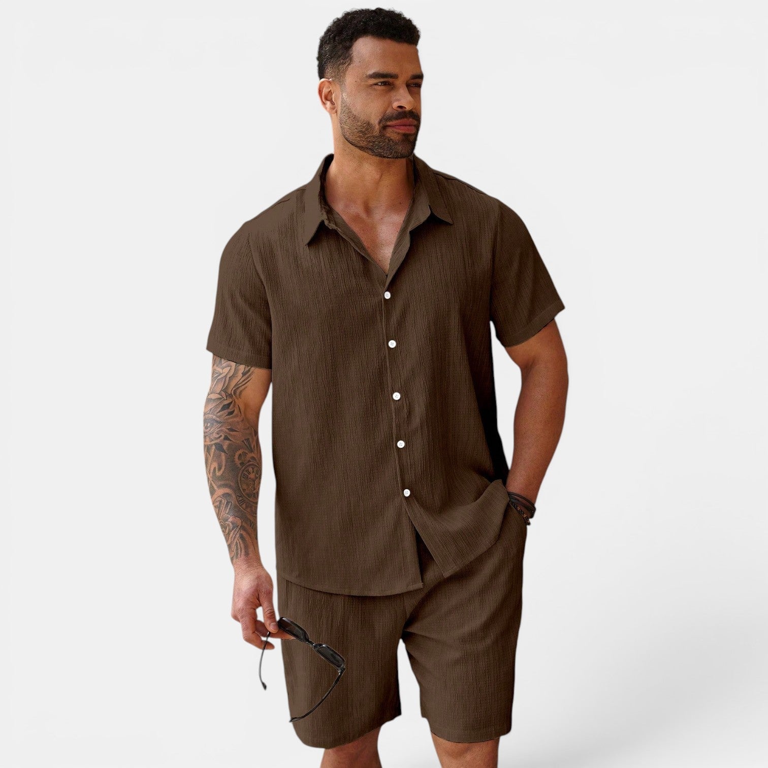Men's Summer Set | Breathable Casual Outfit with Lightweight Fabric | Effortless Style for Warm Days