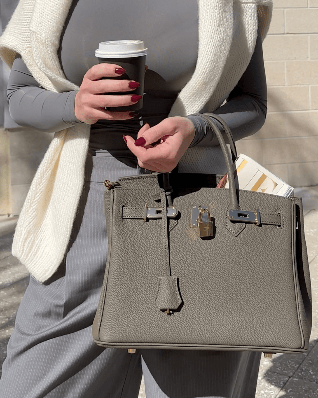 Chic Spacious Leather Handbag perfect for summer