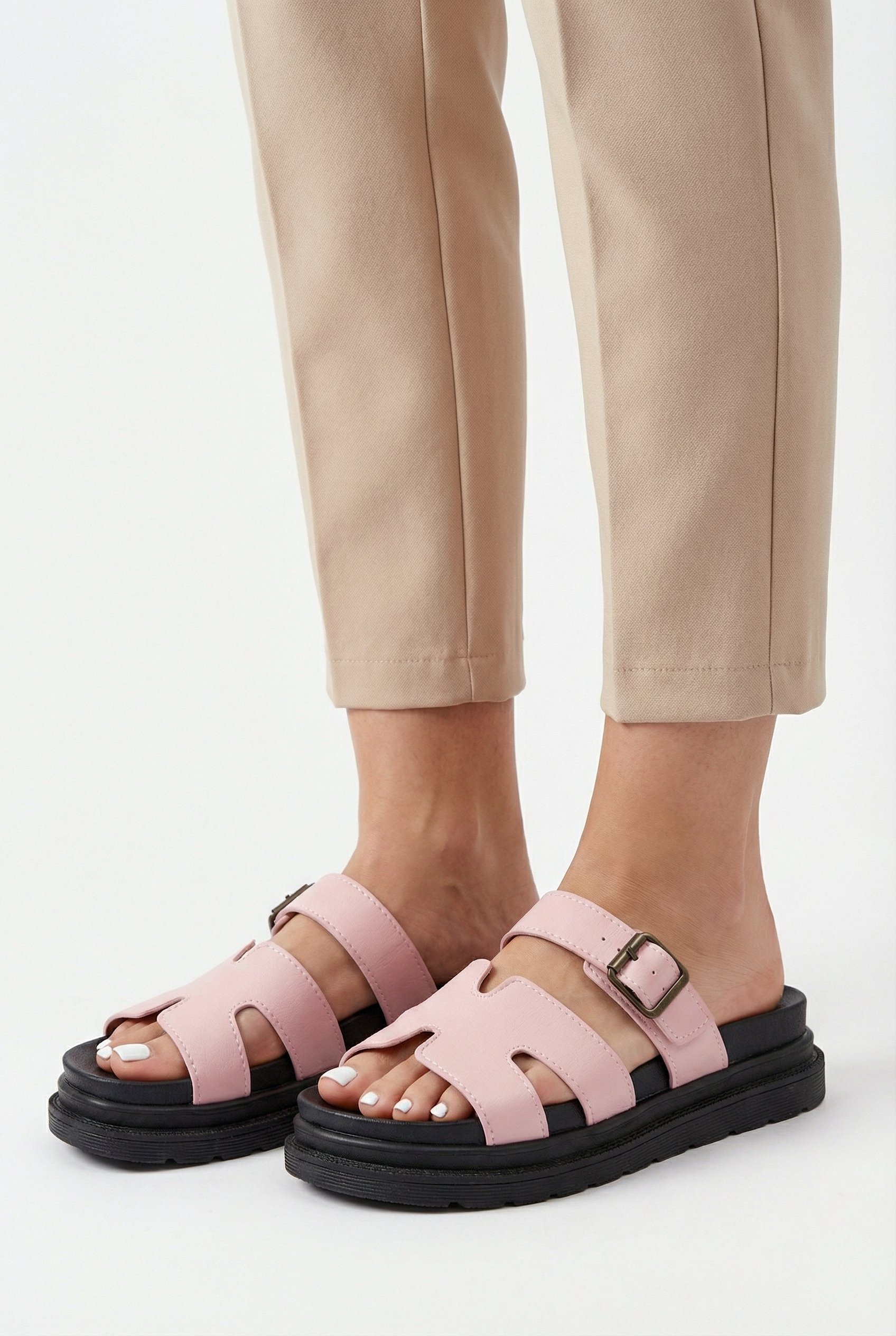 Mia | Stylish Cushioned Vegan Leather Sandals for Women