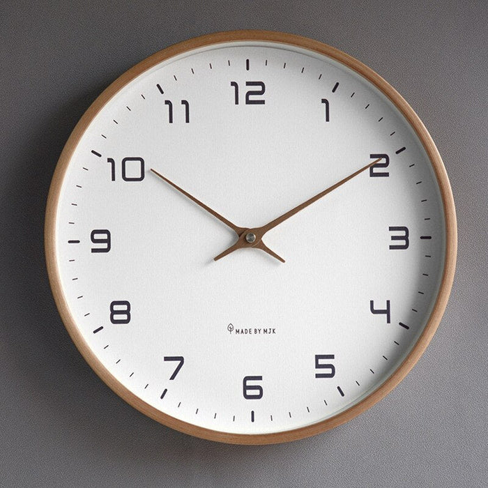 Modern Wall Clock Decor | Stylish Wooden Design with Silent Timekeeping for Elegant Interiors