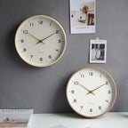 Modern Wall Clock Decor | Stylish Wooden Design with Silent Timekeeping for Elegant Interiors