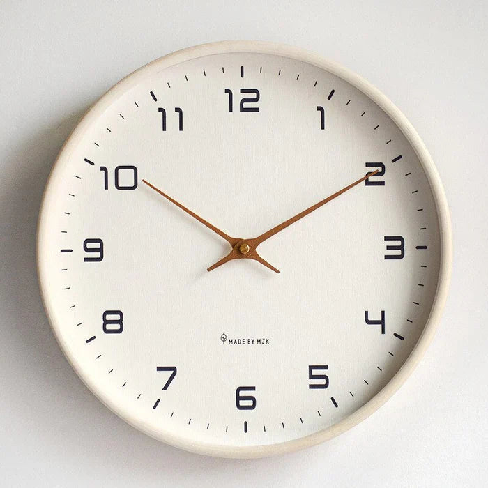 Modern Wall Clock Decor | Stylish Wooden Design with Silent Timekeeping for Elegant Interiors